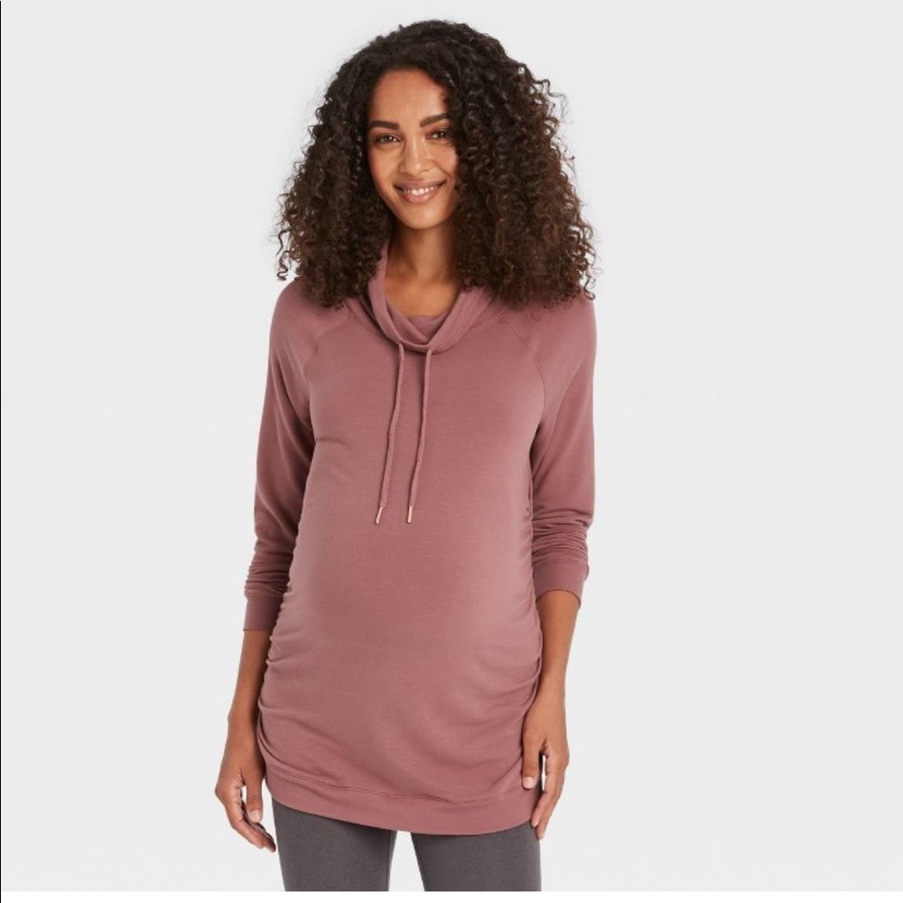 Long sleeve maternity shirt